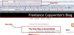 optimising page titles
