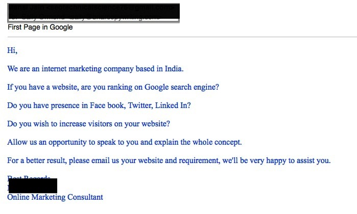 Spam Email